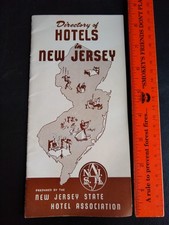 vintage Directory of Hotels in New Jersey