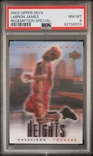 🔥2003-04 UPPER DECK-CITY HEIGHTS-LeBRON JAMES - REDEMPTION SPECIAL - RC PSA 8🔥