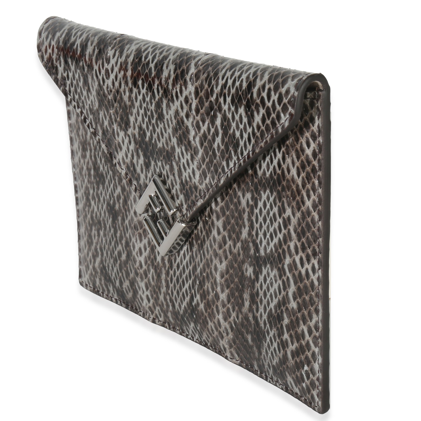 Fendi Multicolor Python FF Small Busta Pouch - image 2