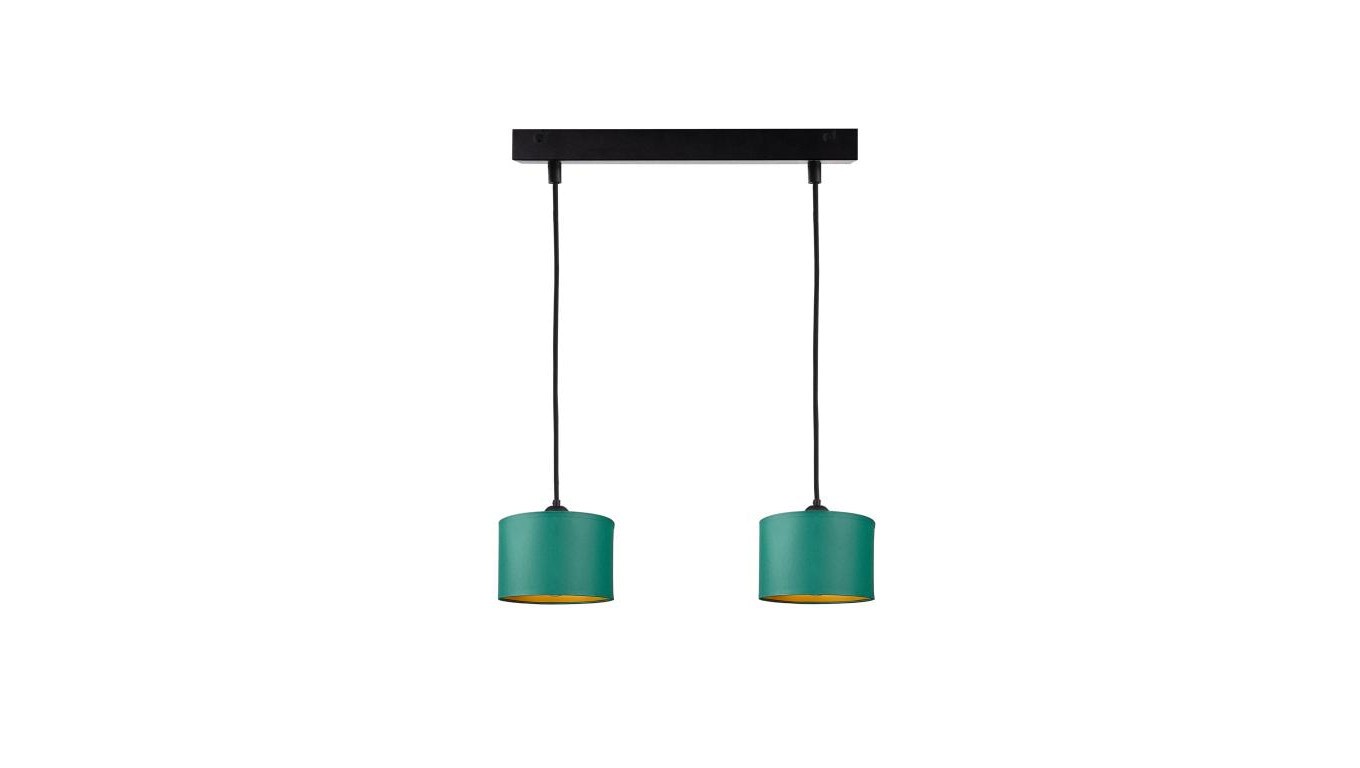 Hanging Light Modern Lampshade 2xE27 Flow Green 985