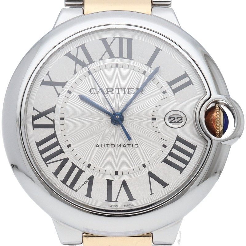CARTIER Ballon Bleu Watch LM 42mm Automatic W69009Z3 K18YG/Stainless Steel m...