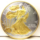 2004 American Silver Eagle Painted Gold