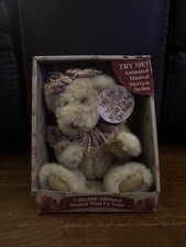 Dan Dee Animated Musical Wind Up Plush Teddy Bear, Stuffed Animal plush bear