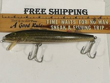 VINTAGE 7" FLOATING REBEL MINNOW THIS IS A ONE KNOCKER 1.9 OUNCE FISHING LURE