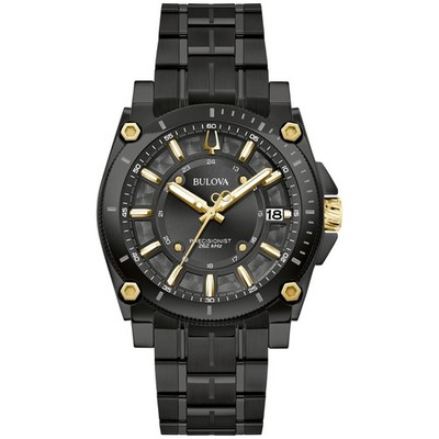 Bulova 98B408 Icon Precisionist Black IP 40mm Watch New