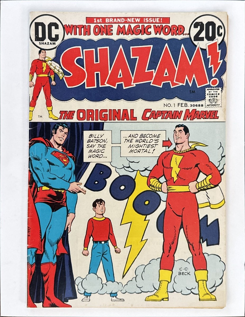 洋楽 Shazam X / 90s Rare Works SHAZAM X ／ 90's Rare Works Shazam Original Art For Sale