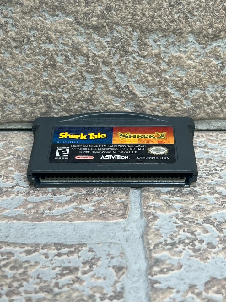 Nintendo Game Boy Advance Shark Tale / Shrek 2 Tested & Working Activision - Image 2 of 3