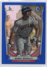 2014 Bowman Draft Chrome Blue Refractor 108/399 Bobby Bradley #CDP86 0xa