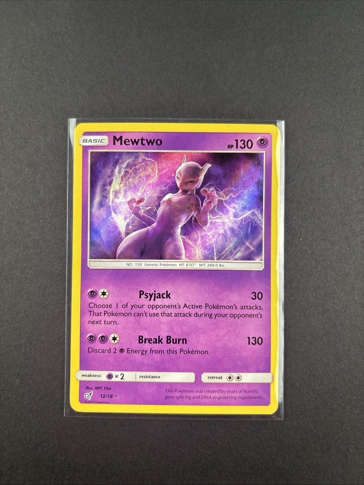 mewtwo pokemon detective pikachu card Amazon.com: INNOVA Jumbo Size GX SM196 Promo Holo Foil Trading Card (1) : Toys & Games Weakness Psychic ×2 Resistance None None Retreat Cost Mewtwo #16 Prices | Pokemon
