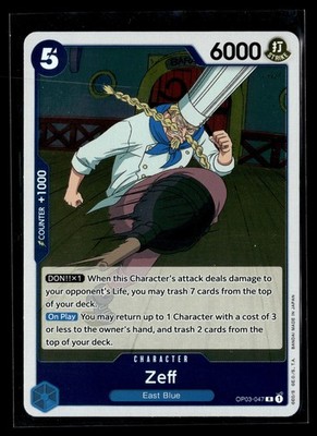 One Piece TCG Pillars of Strength #OP03-047 Zeff