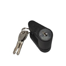 2 Keys Trailer Hitch Coupler Lock Dia 1/4 Span 3/4 for Tow Boat RV Truck Car