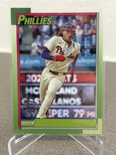 2025 Topps Series 2 Alec Bohm #/35 No Name SP 35th Anniversary #90B2-21 Phillies