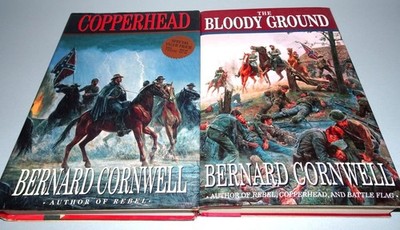 Lot of 2 Stabuck Chronicles by Bernard Cornwell Hardcovers Copperhead & Bloody G