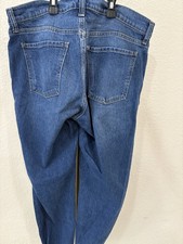 Old Navy Women's Boyfriend Mid-Rise Blue Medium Wash Denim Jeans 5-Pocket