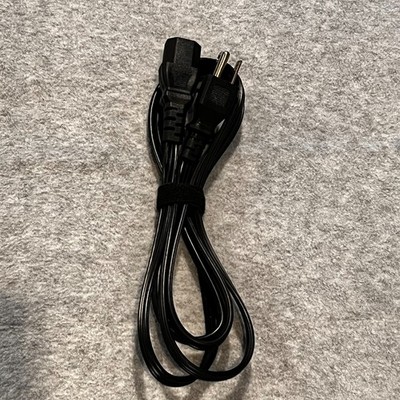 Flat Computer Power Cord 6ft IEC C13 Low Profile 3 Prong Cable Tested