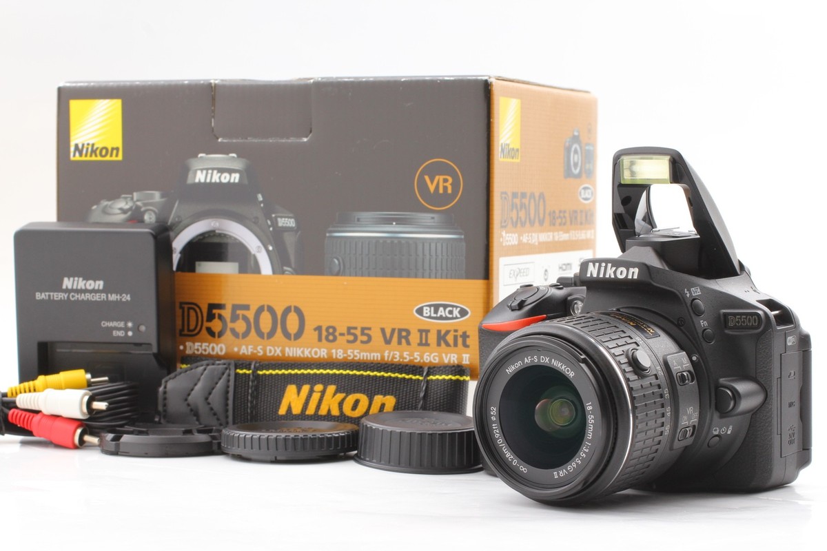 Nikon D5500 デジタル一眼レフ 18-55mm VR Ⅱ Kit Amazon.com : Nikon D5500 DX-format Digital SLR w/ 18-55mm VR