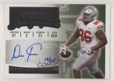 2019 Sage Auto Silver 19/25 Dre'mont Jones #SA20 Auto 2b2