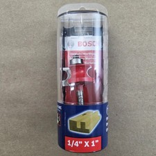 BOSCH 85613MC Router Bit Straight Mortising 1/4" Shank 1" Cut Carbide Tipped