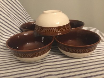 Lot/5 ~PAULA DEEN Southern Gathering 5.75   BOWLS/DISHES Chestnut Collection