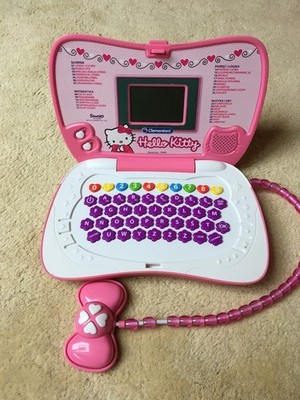 Clementoni Hello Kitty Lern Laptop/Computer mit Maus, Polnische Version Alter 4+