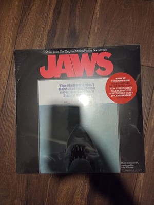 JAWS Soundtrack NEW WATER FILLED VINYL W/HYPE STICKER Numbered /1975 - IN HAND