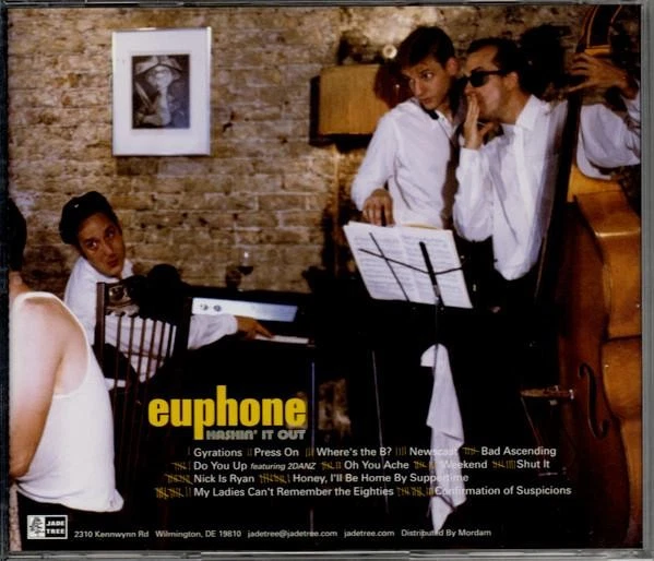 Euphone Hashin' It Out CD USA Jade Tree 2000 JT1054 - Image 2 of 4