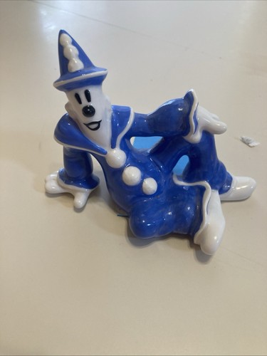 Clown Blue and White Ceramic Figurine Decorative Collectible From MGM GRAND