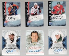 Lot of 6 Hockey Autos-Stars-Wild-Panthers-Canes- *See Description for Details*