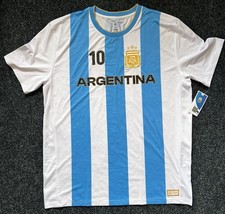 Argentina Lionel Messi #10 Licensed AFA Official Soccer Jersey XXL WORLD CUP 26’