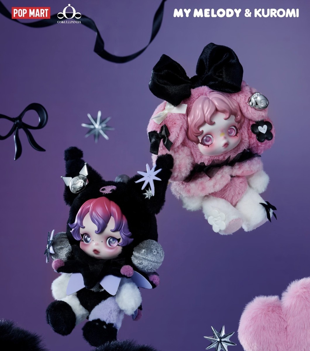 POP MART SKULLPANDA X MY MELODY & KUROMI SERIES FIGURE TOY GIFT | eBay