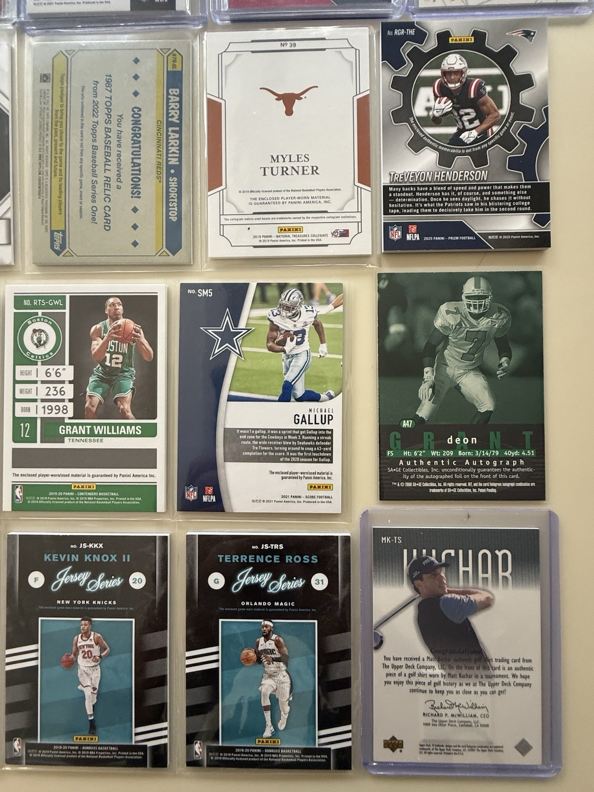 Game Used Jersey Mem Auto Rookie Lot of 30 Cards All Different MLB NBA NFL view 11