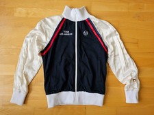 Sergio Tacchini Silk Track Jacket Mens Small Made in USA Team Los Angeles NWT