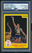 1986 Star Court Kings #16 Darrell Griffith signed autograph PSA/DNA blue, center
