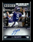 J.J Mccarthy 2024 Panini Contenders Optic Rookie Ticket RC RPS On Card Auto