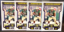 Dewayne McBride Minnesota Vikings lot of 4 2023 Score Rookie RC Football Cards