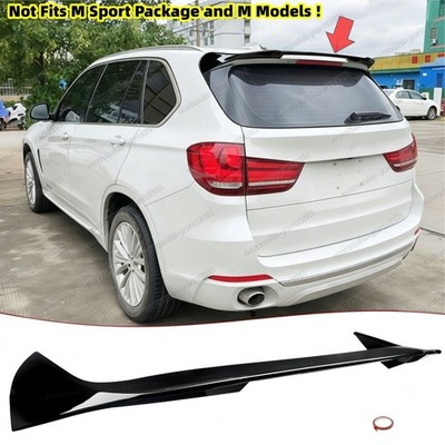 Gloss Black Rear Tailgate Roof Spoiler Fit For 2014-2018 BMW X5 F15 (Only Basic)