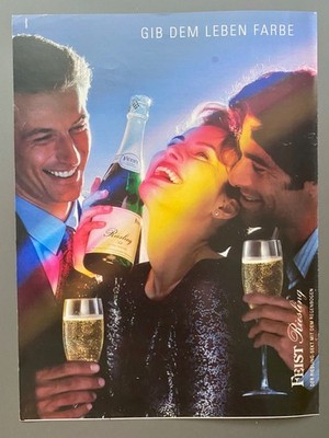 Feist Belmont Sekt Riesling Gid dem Leben Farbe 1994 Vintage Ad Werbung Reklame
