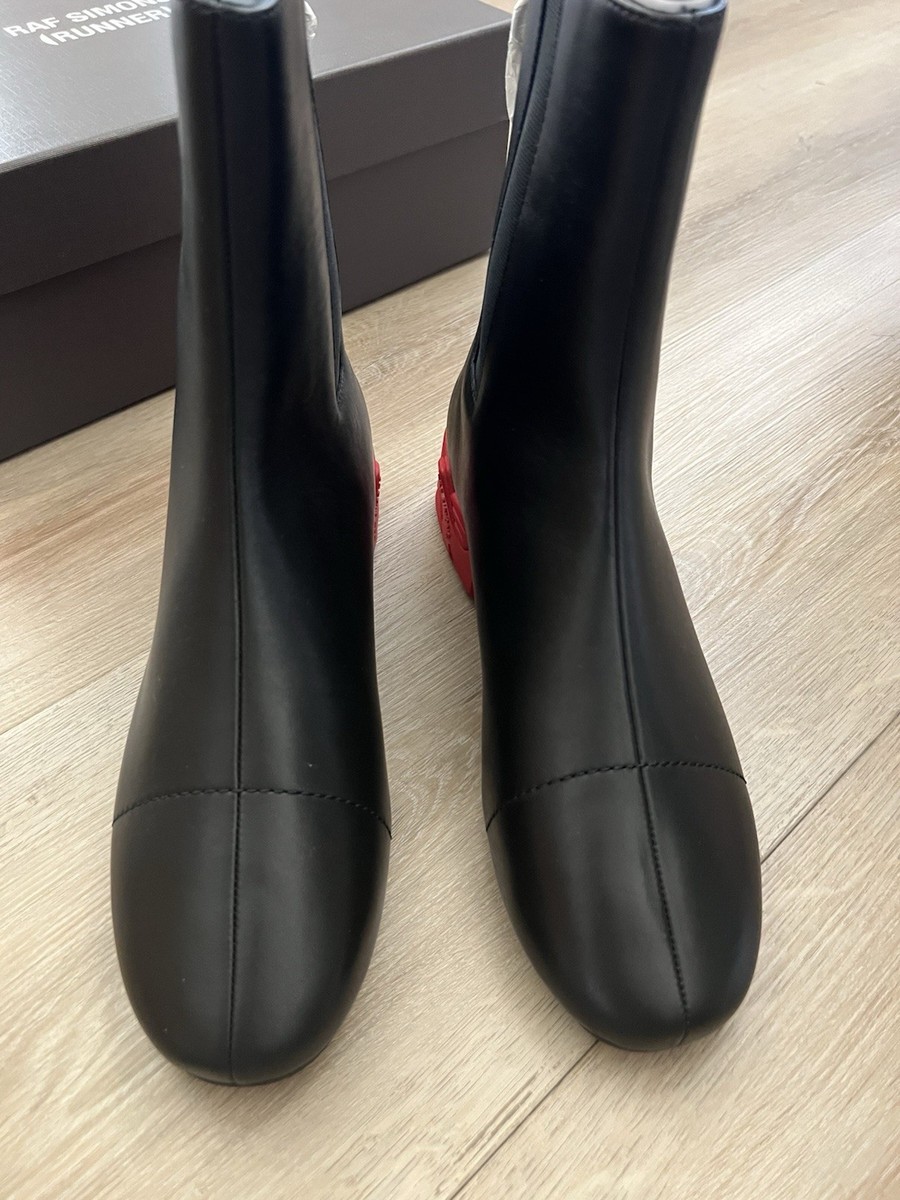 RAF Simons New $700 Runner Solaris High Leather Boots Shoes 9 | eBay