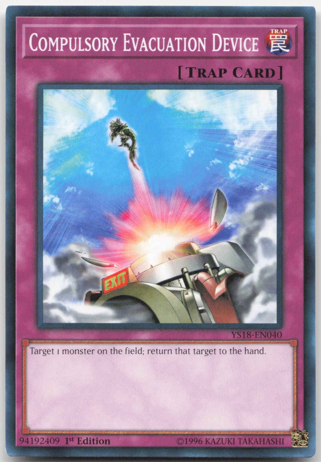 Compulsory Evacuation Device YS18-EN040 - Codebreaker - 1st Edition - Yu-Gi-Oh