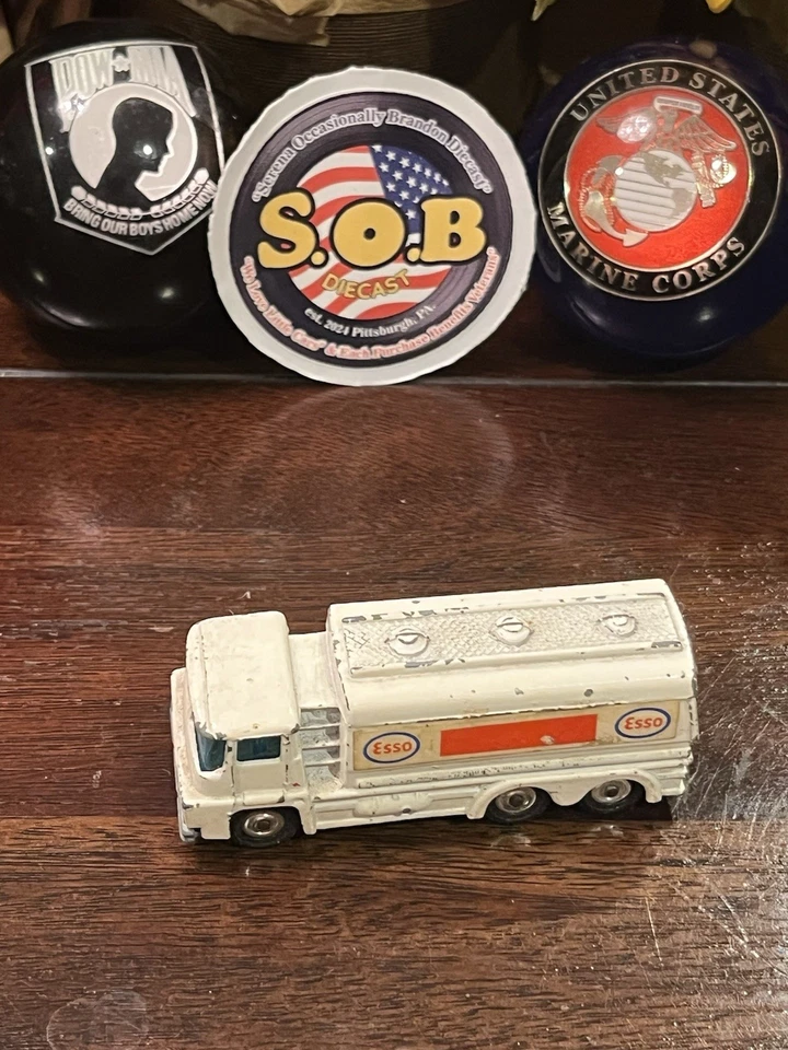 Corgi Juniors Esso Tanker Fuel Truck White Diecast Used EX Condition - Image 2 of 4