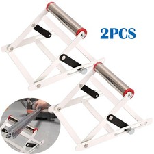 2Pcs Adjustable Cutting Machine Frame Table Saw Stand Roller Support Holder New