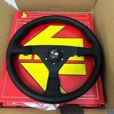 Momo Motorsport Montecarlo Street Steering Wheel Black Leather 350mm14inch Bk
