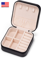 Mini Jewelry Travel Case,Small Jewelry Box,Traveling Jewelry Organizer,Portable