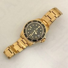 A BATHING APE CLASSIC TYPE 1 BAPEX Herrenuhr mit schwarzem Zifferblatt und...