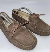 UGG Australia Women's 5612 Dakota Slippers Brown Suede Tie Moccasin Size 7