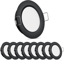 8 Pack 12 Volt LED Puck Light RV Recessed Mount Ceiling Light 2.75 12V down Lig