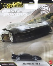 Hot Wheels Premium: Fast & Furious 2003 Honda NSX Type-R [New Toy] Toy Car, Co