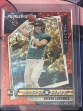 2021 Panini Rookies & Stars Airborne Red Circles Prizm Trevor Lawrence #AB-16 RC