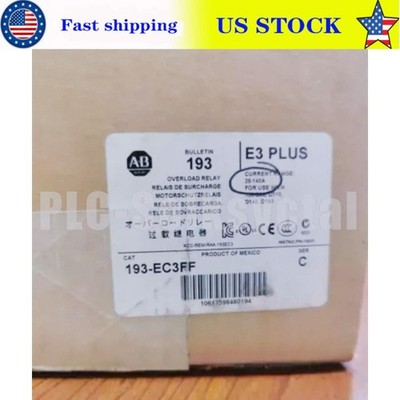 193-EC3FF AB New E3 Plus 28-140 A Overload Relay 193EC3FF US Free Tax