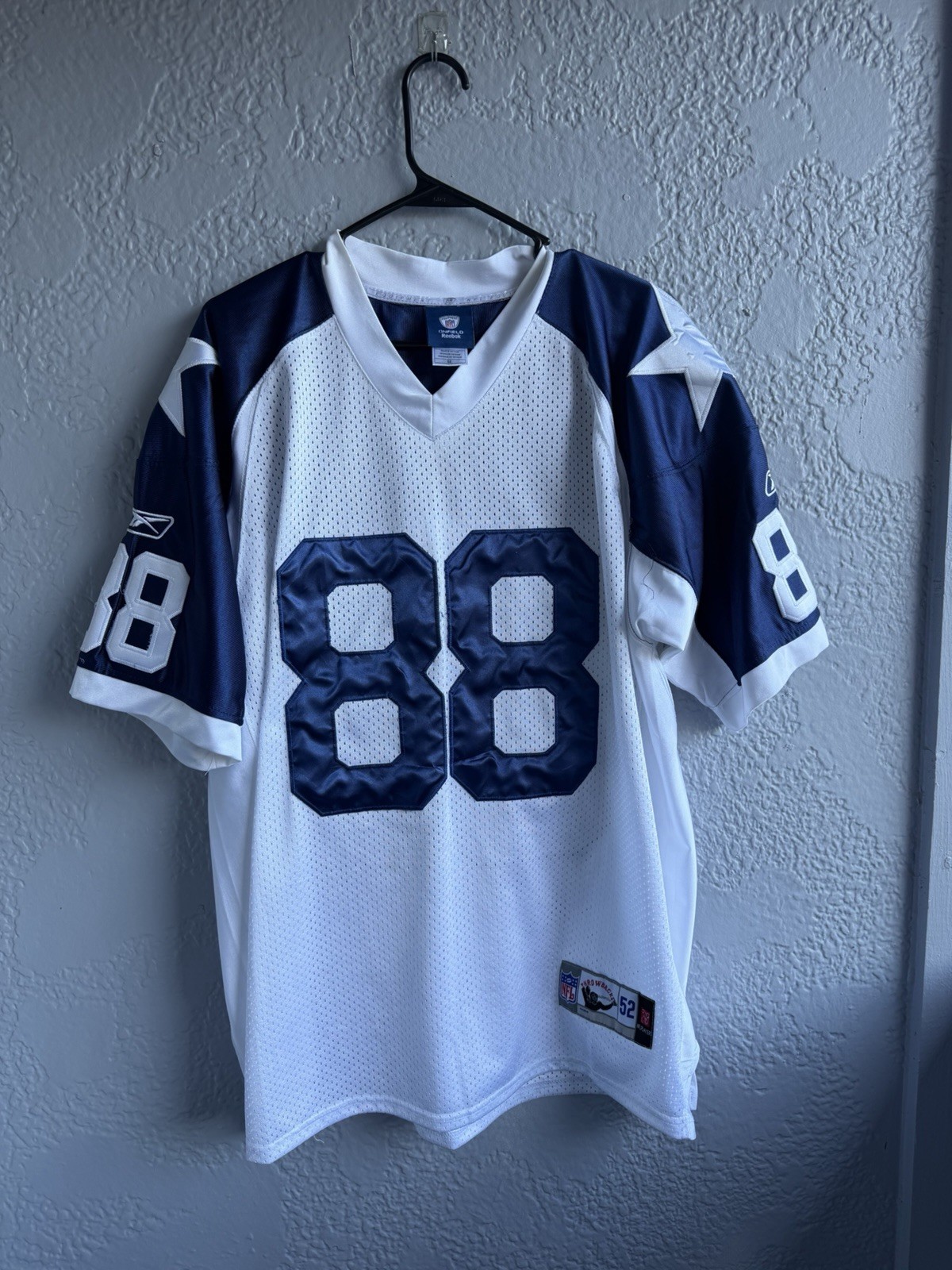 Dallas Cowboys Dez Bryant #88 Reebok On Field Jersey White Size 52 XL NFL
